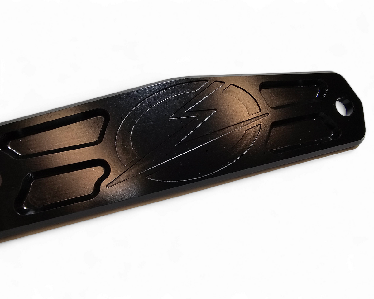 6061 billet aluminum construction detail on EOD fairlead cover plate