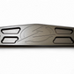 6061 billet aluminum construction detail on EOD fairlead cover plate, gunmetal finish