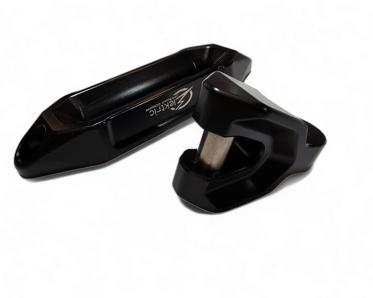 Side profile of EOD billet winch fairlead