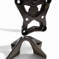 Radius Rod Plate in gun metal anodized finish for 2017-2021 Can-Am Maverick X3 showing 6061 billet aluminum