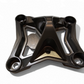 Stainless steel sleeve insert detail on Can-Am Maverick X3 gun metal radius rod plate
