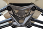 Can-Am Maverick X3 gun metal radius rod plate shown solo displaying full machined construction and tow hook