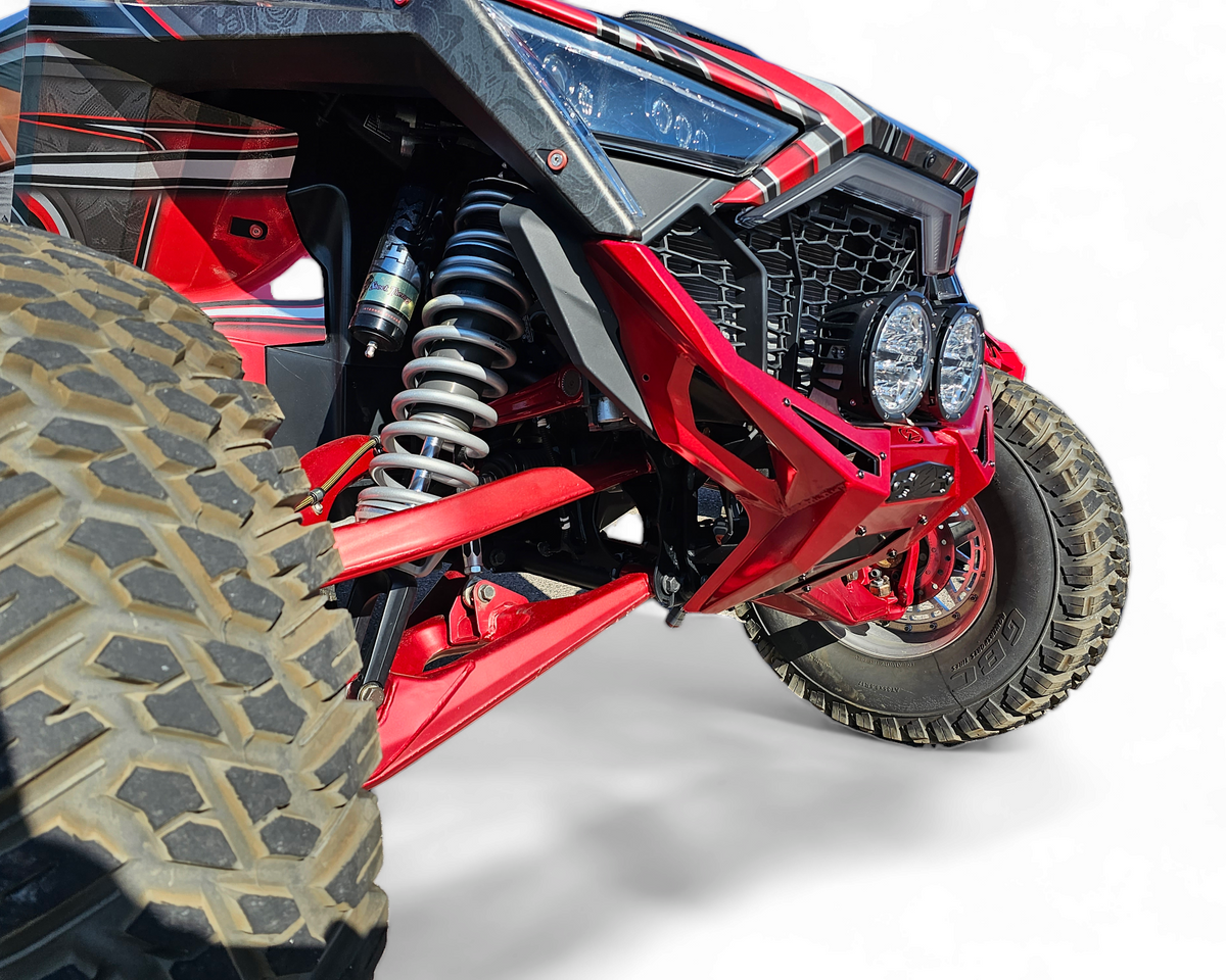 Anodized black finish detail on EOD fairlead cover plate