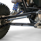 Radius rod bolting into factory position on Polaris RZR Pro R