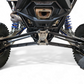 High Clearance Radius Rods in black hard anodize for Polaris RZR Pro R showing 6061 billet aluminum construction