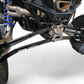 Upper and lower radius rod set for Polaris RZR Pro R in black finish