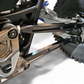 Polaris RZR Pro S black billet high clearance radius rods installed
