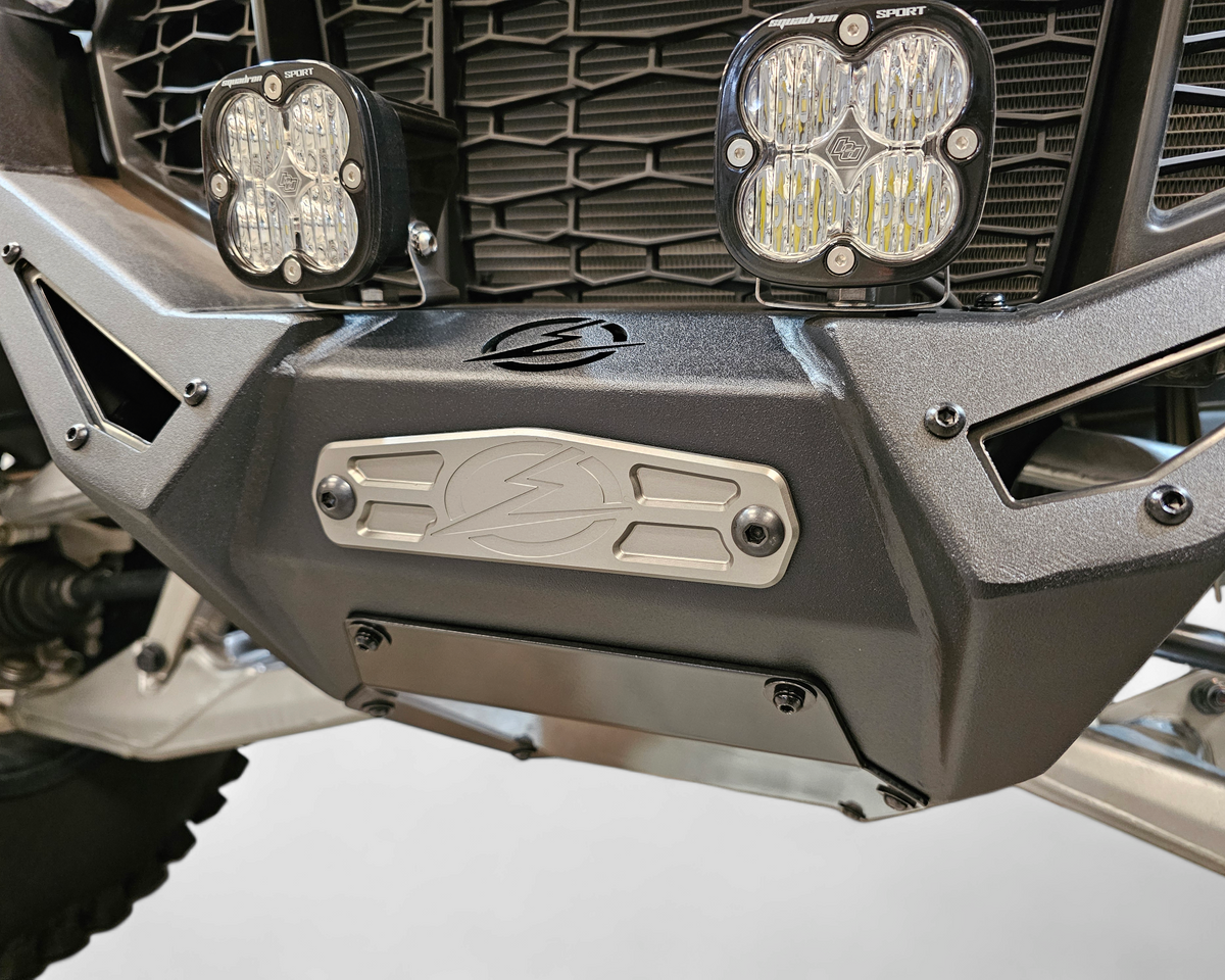 Bolt-on mounting hardware for EOD gunmetal fairlead cover plate