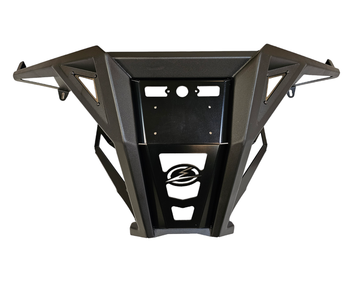 License plate area detail on Polaris RZR Pro XP rear bumper