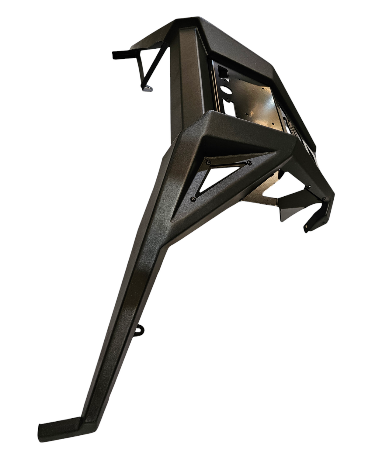 Polaris RZR Pro S rear bumper shown installed on the rear chassis