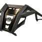 Hammer black finish texture close-up on Polaris RZR Pro XP rear bumper