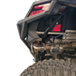 Hammer black powder coat finish on Polaris RZR Pro XP rear bumper