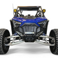 Integrated light mount locations on Polaris RZR Pro R Volt front winch bumper