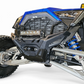 Side profile of Polaris RZR Pro R front bumper showing contour-hugging chassis fit