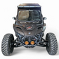 Powder coat finish detail on Polaris RZR Pro R heavy-gauge steel front bumper