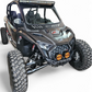 Front three-quarter view of Polaris RZR Pro R Volt front winch bumper