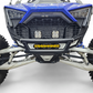 Satin black panel detail on Polaris RZR Pro R Amp front bumper