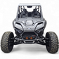 Multi-material construction detail showing tubing and sheet aluminum on Polaris RZR Amp front bumper