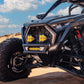 Amp Front Bumper installed on Polaris RZR Pro R showing dune