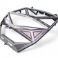 Full machine rear view of Polaris RZR with high clearance tire rack and spare