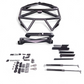 Premium latch detail securing the carrier on Polaris RZR tire rack