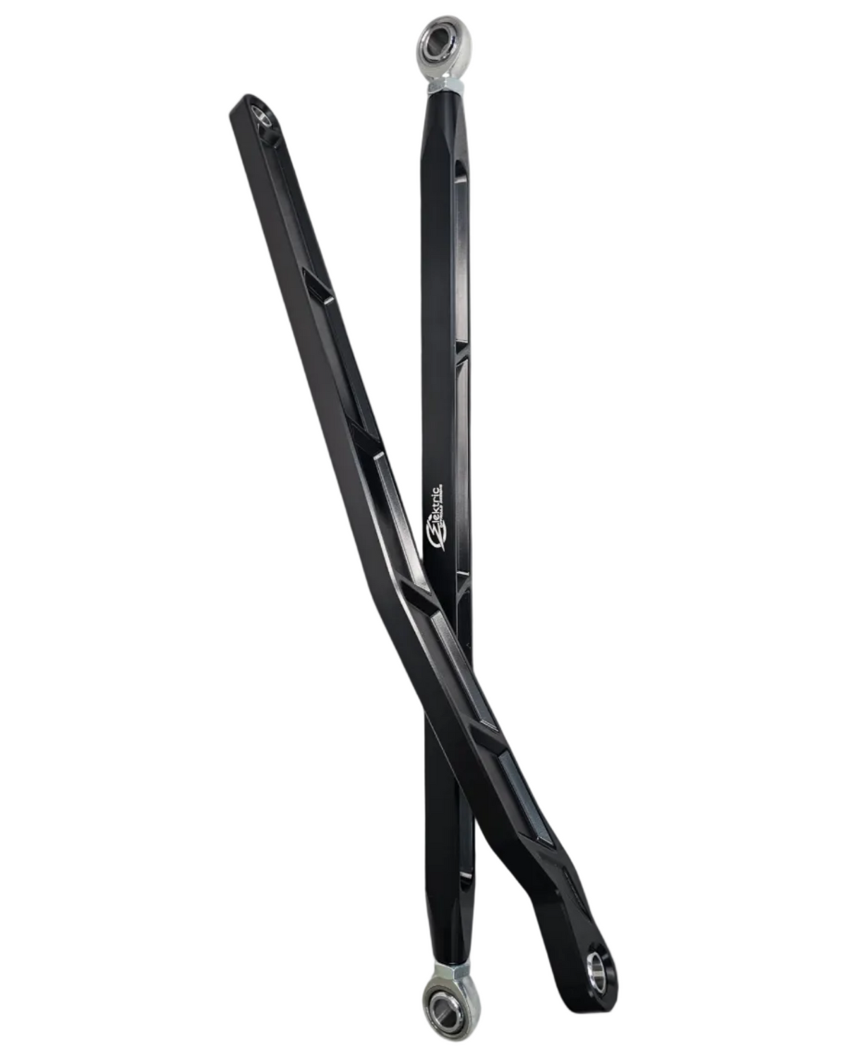 Anti-rock rubber dust ring detail on Polaris RZR billet radius rods
