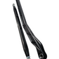 Black hard anodized finish on Polaris RZR 6061 billet radius rods