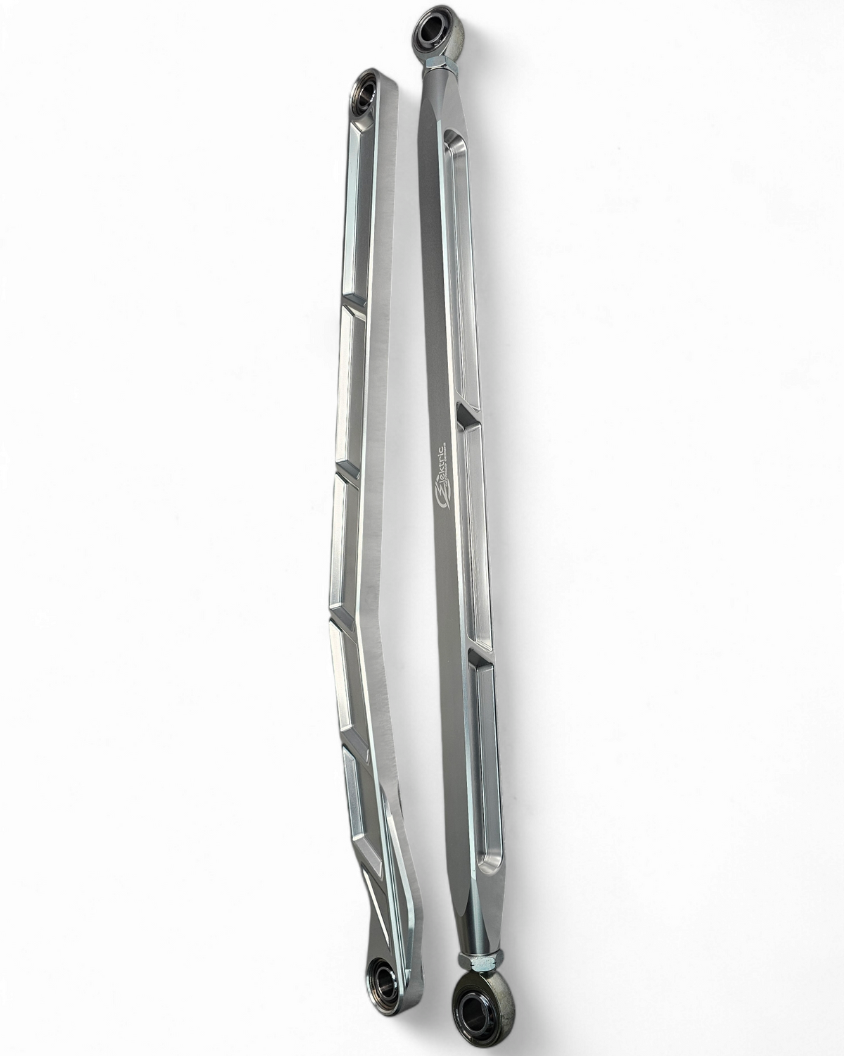 Polaris RZR Pro R Pro S Turbo R clear billet radius rods shown as a full set