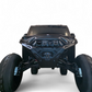 Passenger side view of Polaris Ranger 1500 Volt front winch bumper showing front-end protection