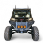 Front three-quarter view of Polaris Xpedition HDX Bumper with brush guard showing upper hood and grille protection