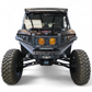 Bolt-on mounting point detail on Polaris Xpedition HDX Front Winch Bumper showing factory attachment