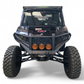 Brush guard detail on Polaris Xpedition HDX Front Bumper protecting hood, grille, and headlights