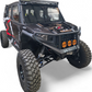 Side profile of Polaris Xpedition HDX Bumper with brush guard showing body-line contour fitment