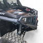 Precision laser welded joint detail on Polaris Xpedition HDX Bumper with brush guard