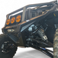 Bolt-on mounting point detail on Polaris Xpedition HDX Bumper with brush guard