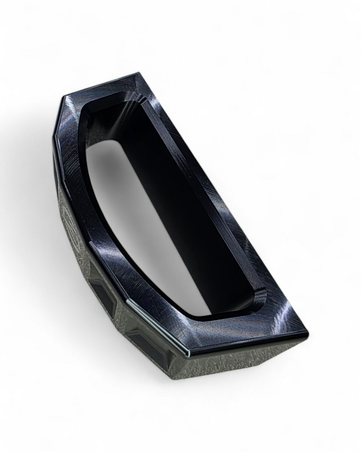 Machined billet aluminum detail on Polaris Xpedition rear glass grab handle