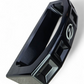 Rear Glass Grab Handle in anodized black billet aluminum installed on 2024 Polaris Xpedition rear glass