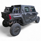Polaris Xpedition Volt short rack showing MOLLE side panels and aluminum steel construction
