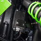 RPM Kawasaki H2 Carbon Fiber Regulator Rectifier Cover Installed on Vehicle