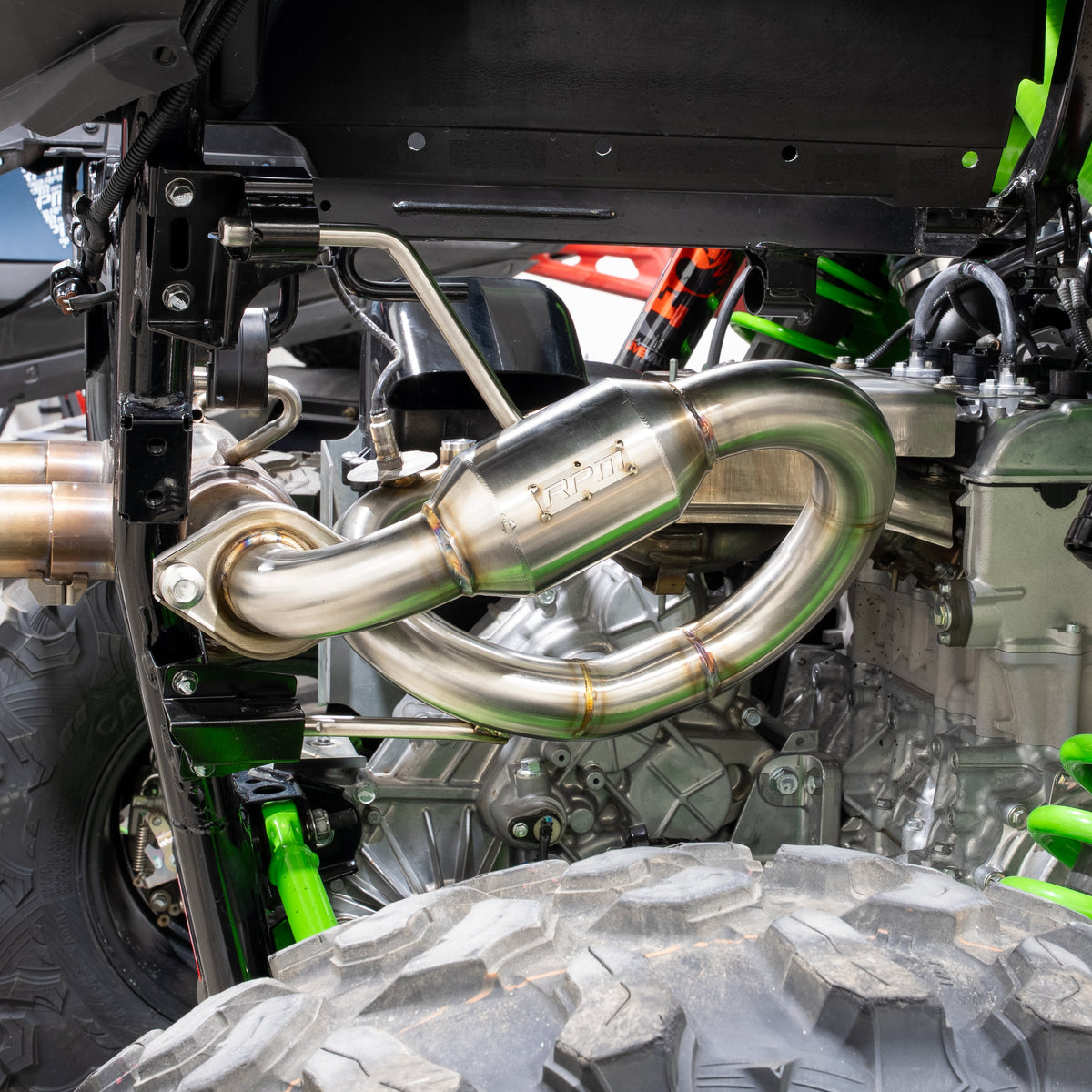RPM Kawasaki H2 Big Mouth Resonated Cat Delete Mid Pipe