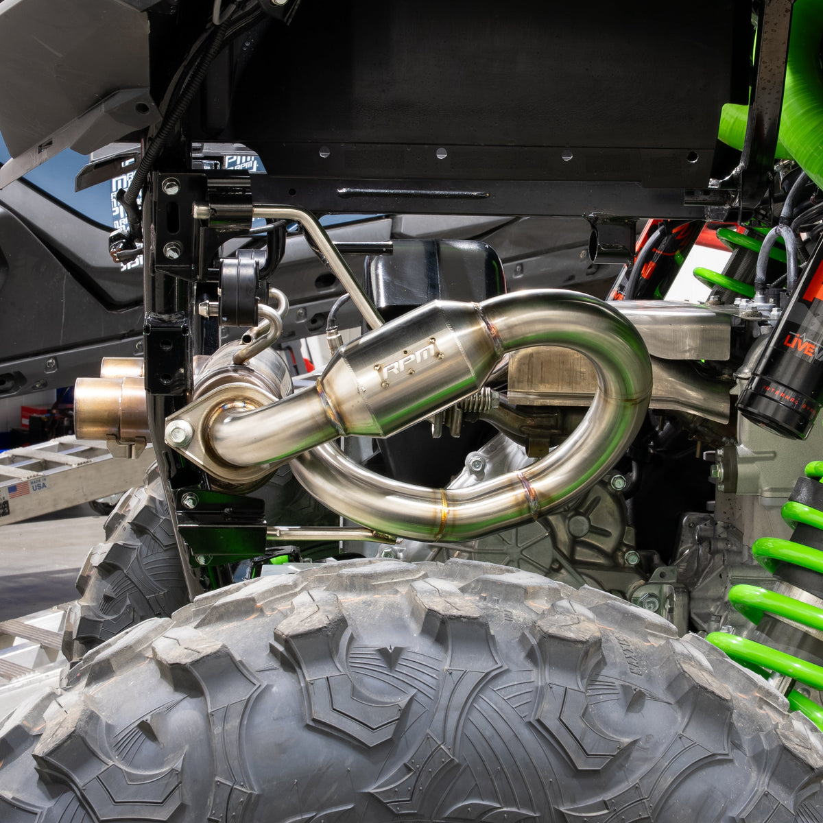 RPM Kawasaki H2 Big Mouth Resonated Cat Delete Mid Pipe