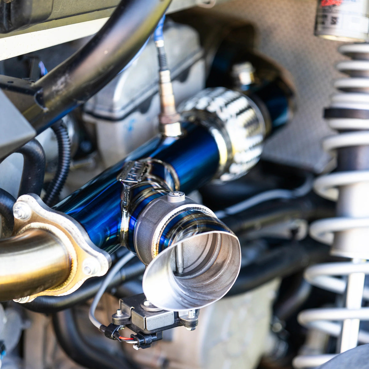 RPM Polaris RZR TITANIUM E-Valve 3" Electronic Dump Valve Exhaust - XPT, Pro XP, Turbo R, Turbo S
