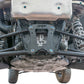RZR Pro XP radius rod plate installed on rear frame