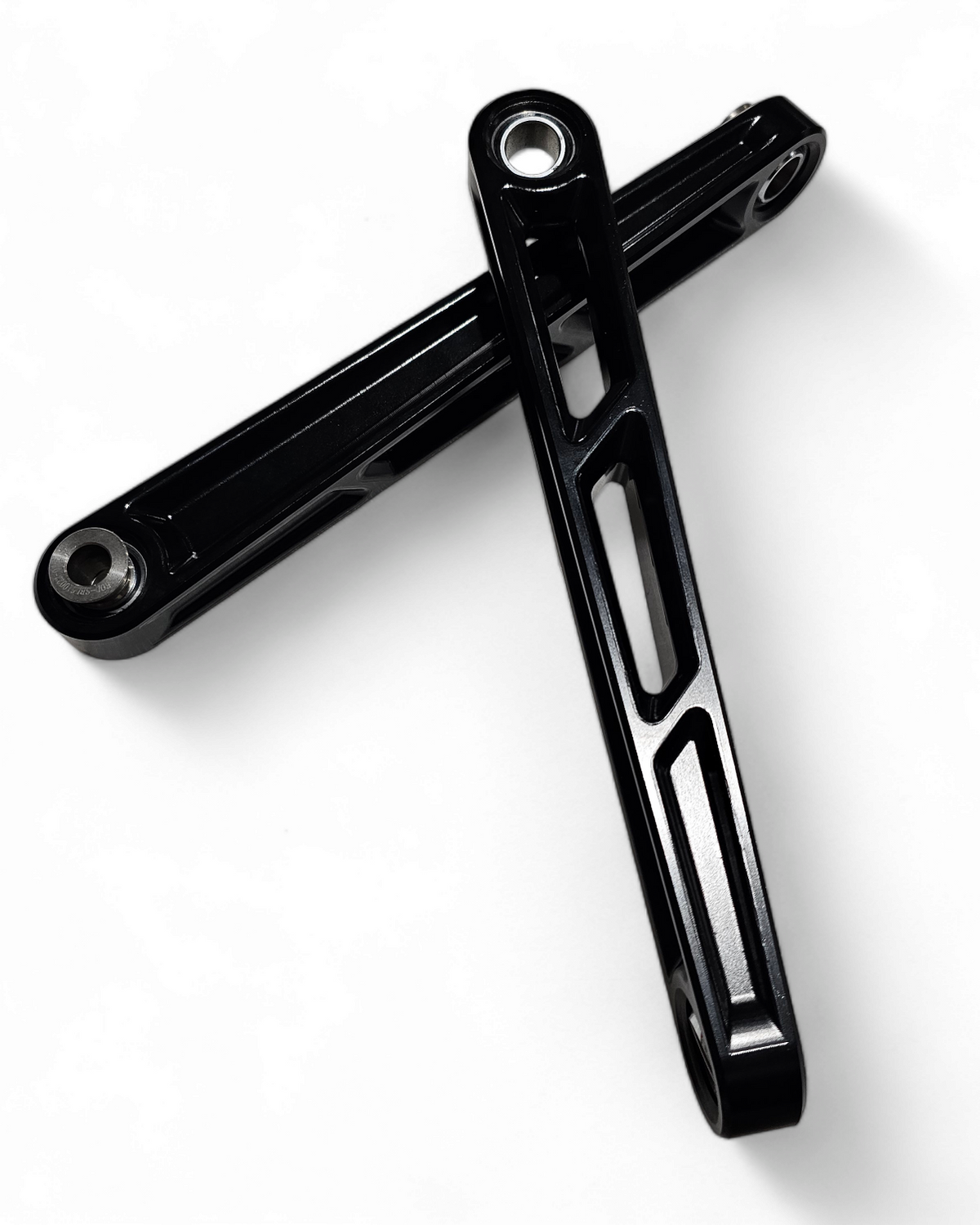 Front Sway Bar Link in black anodize for Polaris RZR Pro R showing 6061 billet aluminum construction