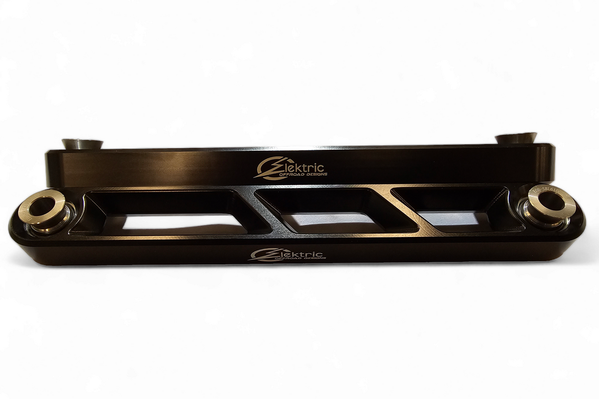 6061 billet aluminum construction detail on Polaris RZR rear sway bar link