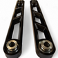 Black hard anodized finish on Polaris RZR Turbo R rear sway bar link
