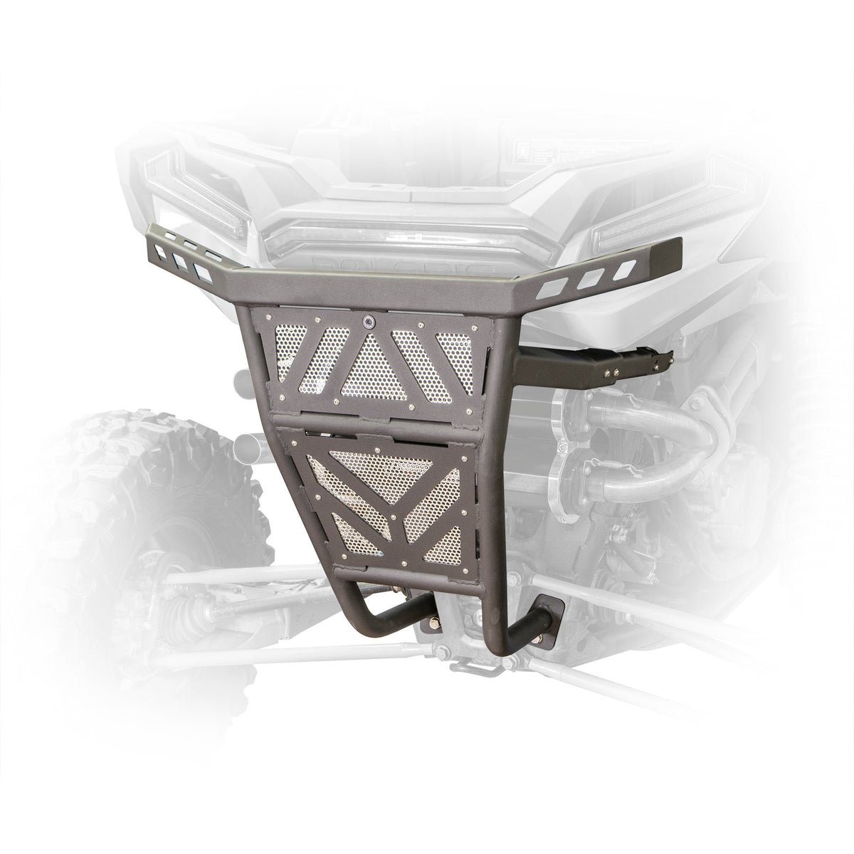 RZR XP 1000 rear bumper installed on vehicle