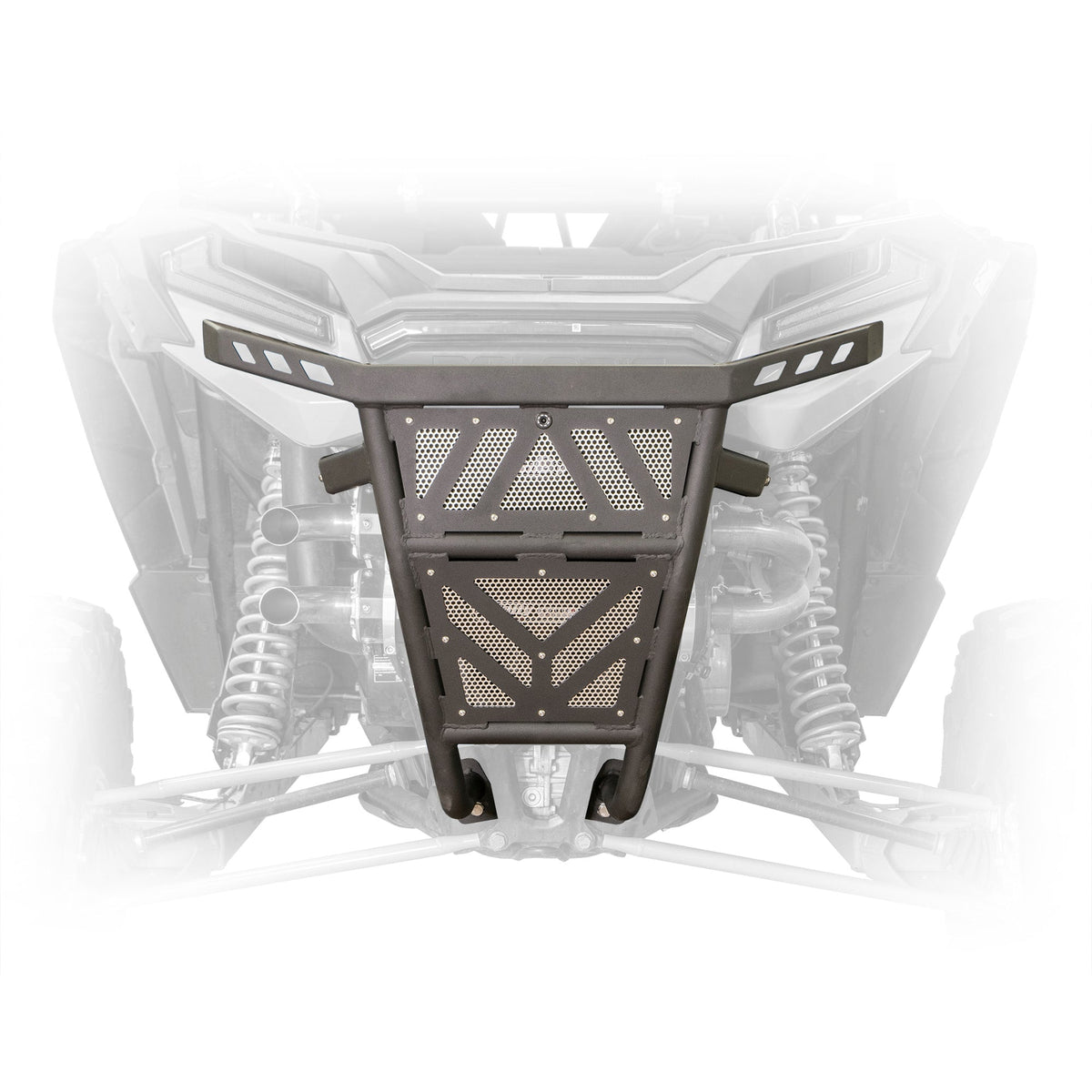 RZR XP 1000 rear bumper installed on vehicle