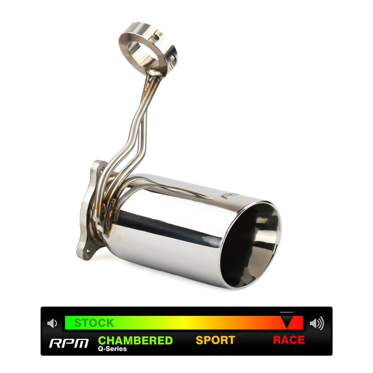 RPM Slip On Muffler Delete (Race Pipe) Pro XP, Turbo R