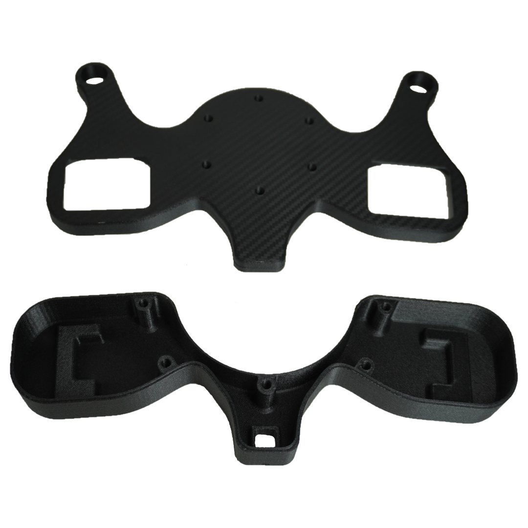 RLB Adapt IQ steering button mount plate for Polaris Pro UTV models
